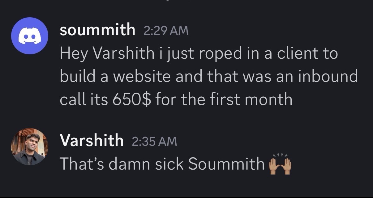 Soummith win screenshot